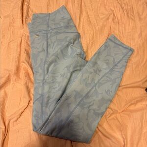 Blue camo Fabletics leggings